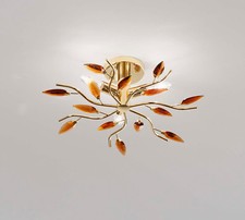 Plafoniera moderna oro con