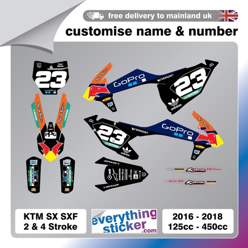 Kit grafica ktm - ktm, 125cc