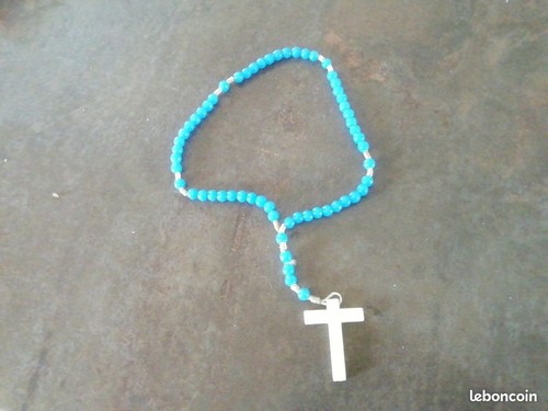 Petit chapelet bleu