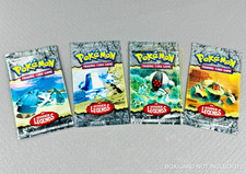 Pokemon EX HIDDEN LEGENDS Booster pack Vuote/Empty x4 bustine regirock registeel