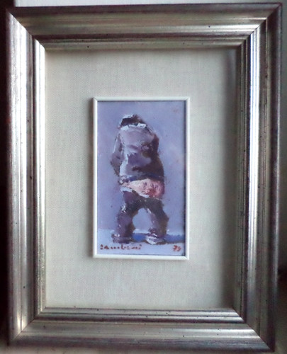 Elmo ambrosi orinante - l'orinante, 1979