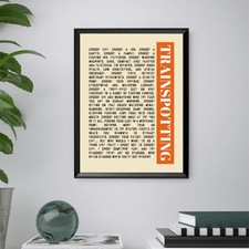 Trainspotting - Quadro Stampa