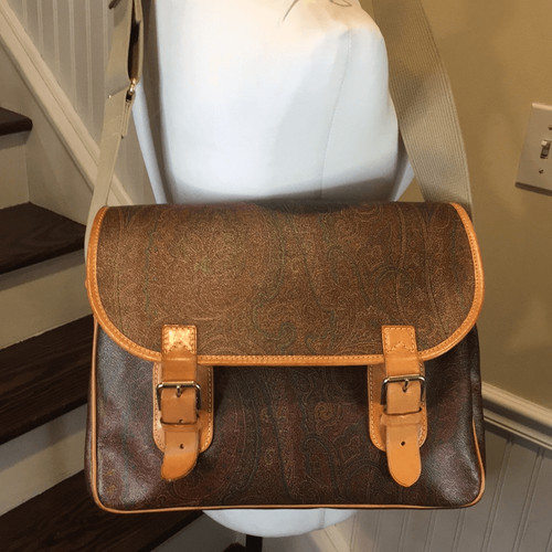 Borsa messenger etro rosso - etro,