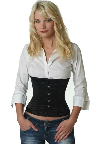 Corsetto corsetto raso nero
