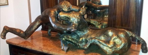 Statua bronzo tommaso gismondi - statua,
