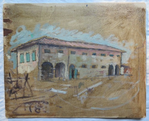 Quadro con veduta - quadro, casa