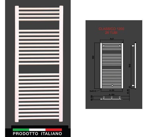 Termoarredo elettrico acciaio - termoarredo,