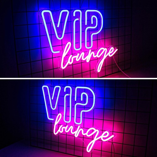 Insegna neon bar hotel vip - neon,