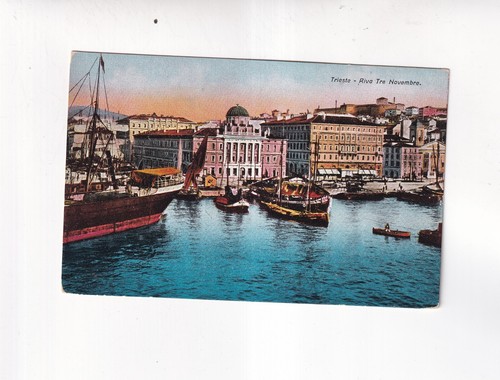 7108 cartolina trieste riva - trieste,