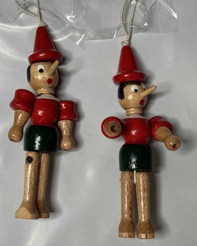 Ornamenti pinocchio legno - ornamenti, in