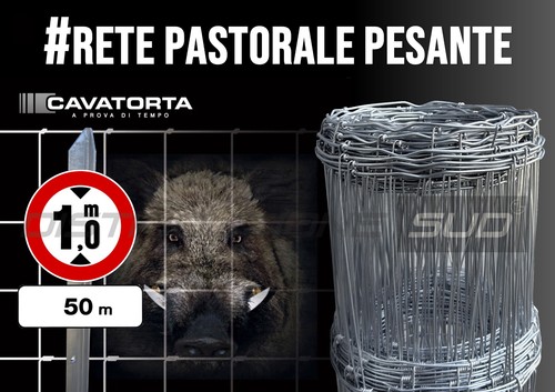 Rete pastorale zincata pesante - rete,