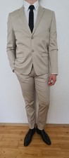 Paolo Pecora tuta tuta giacca pantalone taglia 52 nuova cotone panna, beige