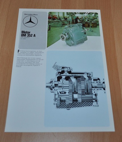 Mercedes benz 352 motore - om, a