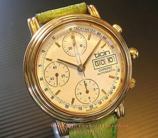 Orologio  TICIN  -Chrono Automatic Day Date 7750 -90s- Near Mint - Vintage Watch