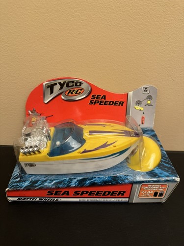 Tyco giallo sea speeder - rc,