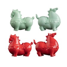 Statua di cavallo in ceramica