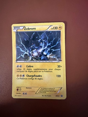 Carte pokemon zekrom - pokemon, holo