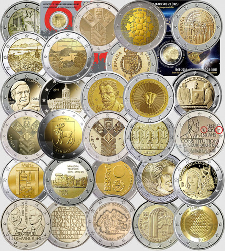 Euro monete tutti - euro,