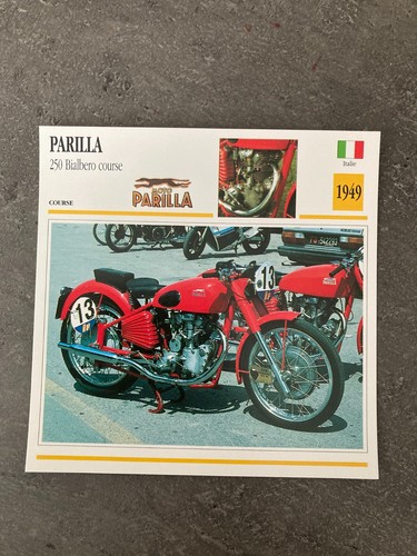 Carte fiche moto collection - fiche,