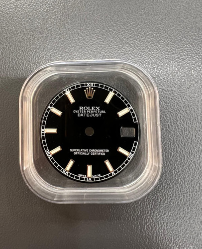 Original black dial with rose - black,