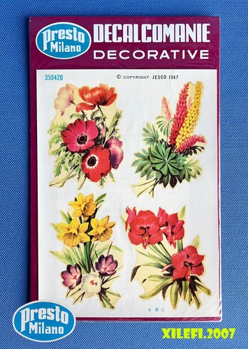 Fiori gigli papaveri - gigli, decal