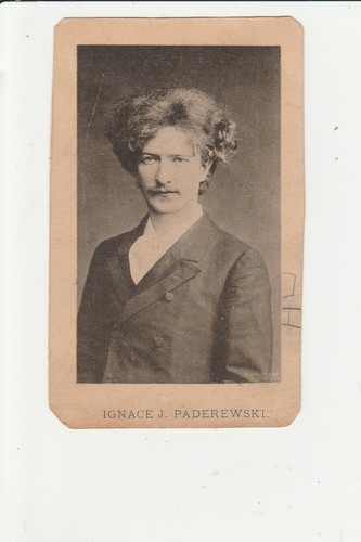 Paderewski piano recital - piano, ad