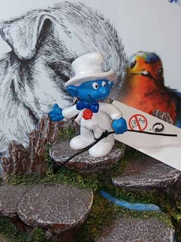 Puffo sposo matrimonio smurf - puffo,