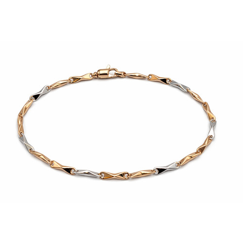 Bracciale argento 925 oro rosa - bracciale,