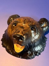 Orso intagliato legno - in,