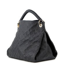 Louis Vuitton Monogram Empreinte Artsy MM tracolla M93448 nero con borsa portaoggetti