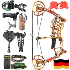 Arco composto 30-55lbs doppio uso sfera in acciaio tiro con l'arco tiro caccia bersaglio 