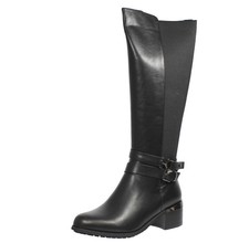 Marina Torres Stivalicon Tacco Nero - Taglia 40 Scarpe Donna Stivali