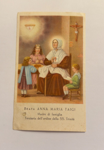Santino reliquia beata anna - santino,