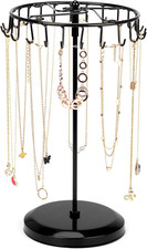 Porta Gioielli Da Tavolo - Porta Collane Da Tavolo 23 Ganci - 34,8 X 20,5 Cm - P