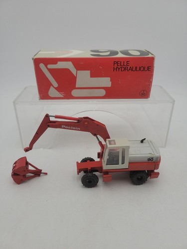 Escavatore cingolato rosso