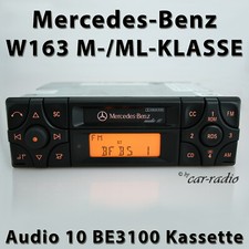 Radio Audio 10 BE3100 originale Mercedes W163 radio a cassette Becker classe M ML