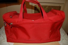 Brics - Borsone da viaggio, Rosso, Tela cerata, 60cmx30cmx34cm, usato