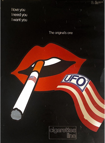 Poster vintage ufo - vintage,