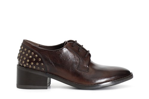 Scarpa allacciata pelle con - scarpa,