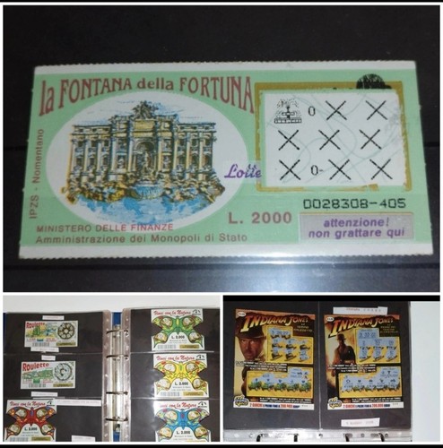 Gratta vinci collezione di - e,