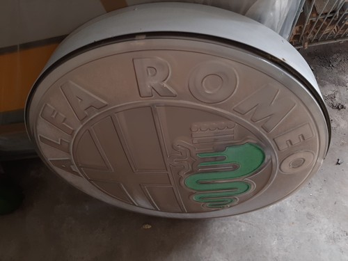 Alfa romeo insegna luminosa - romeo,