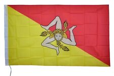 BANDIERA TRINACRIA SICILIA REGIONE SICILIANA FLAG 90X150 ALTA QUALITA' 