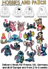patch Lilo & Stitch Angel alieno cartone animato Disney toppa termoadesiva iron