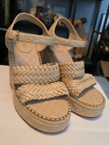 Sandali chanel pelle di - sandali,