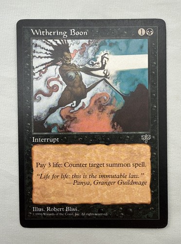 Withering boom mtg mirage - boom,