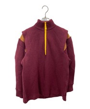 TOGA ARCHIVES Maglia disegno mezza zip Taglia:36 Giallo x Bordeaux Uomo TA22-JK050