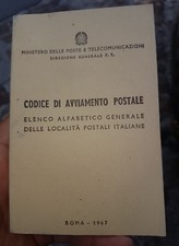codice avviamento postale 1967