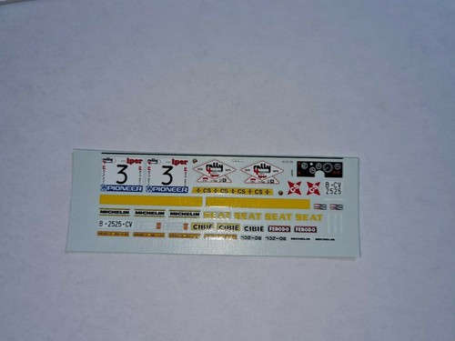 Decal racing43 seat 131 - 1:43,