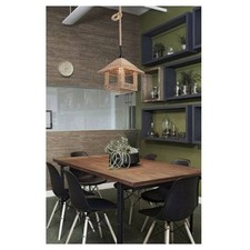 LAMPADARIO IN CORDA CANAPA