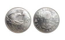 SAN MARINO 5000 LIRE ARGENTO